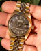 1965 Tropical Gilt Arabic Rolex Datejust 1601 - 18k Yellow Gold Jubilee 36mm Excellent Condition Rare Vintage - image 2