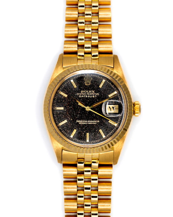 1965 Tropical Gilt Arabic Rolex Datejust 1601 - 18k Yellow Gold Jubilee 36mm Excellent Condition Rare Vintage - image 8