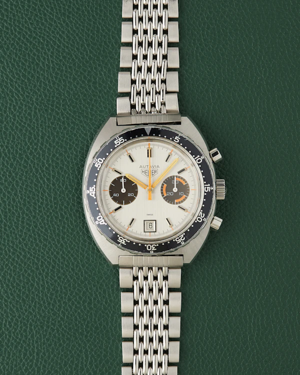 Heuer Ref. 73663 Autavia Orange Boy Gay Freres Bracelet - image 1