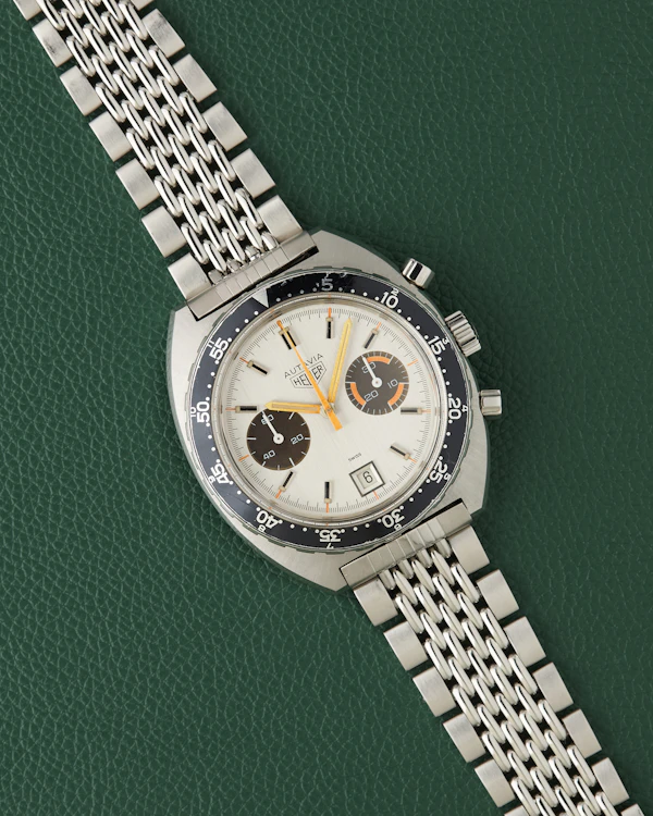 Heuer Ref. 73663 Autavia Orange Boy Gay Freres Bracelet - image 2