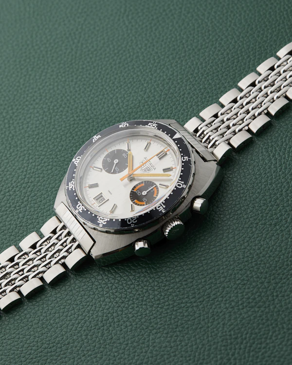 Heuer Ref. 73663 Autavia Orange Boy Gay Freres Bracelet - image 8
