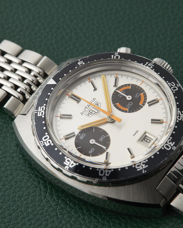 Heuer Ref. 73663 Autavia Orange Boy Gay Freres Bracelet - image 7