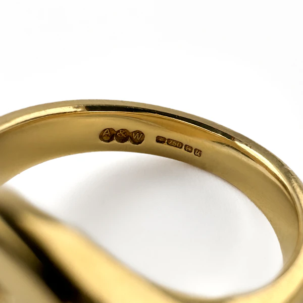 Sea Serpent Intaglio Signet Ring - Saddingtons Jewellery Stand 375 - image 4