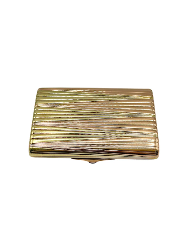 Russian two colour gold cigarette case, c.1910, St Petersburg. - image 4