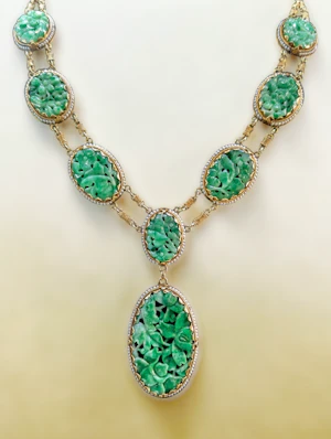 Antique Jade Necklace