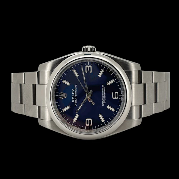 ROLEX OYSTER PERPETUAL 36 BLUE DIAL FULL SET 2010 - 116000 - image 4