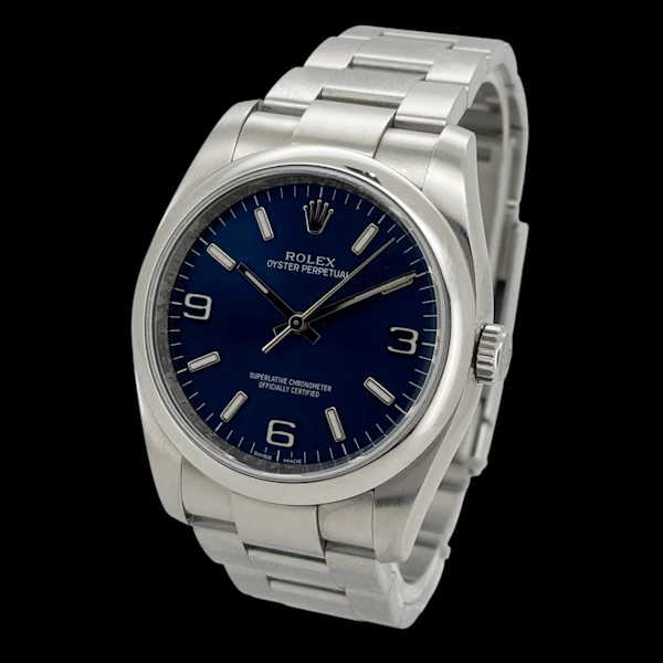ROLEX OYSTER PERPETUAL 36 BLUE DIAL FULL SET 2010 - 116000 - image 1