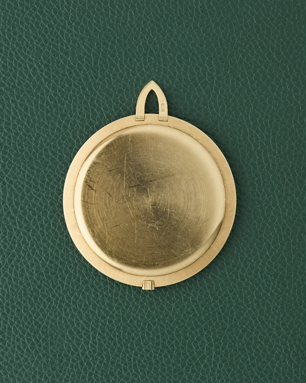 Piaget 18k Yellow Gold Roman Numerals Pocket Pendant Watch - image 4