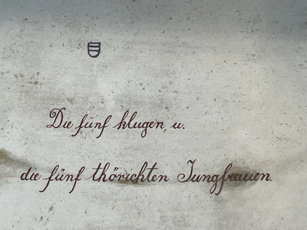 Signed Vienna porcelain tray - image 4