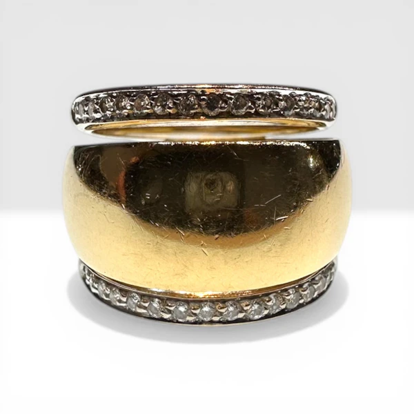 FOPE “Hula Hoop” Diamond Ring - image 3