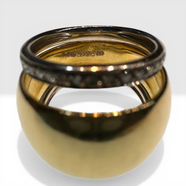 FOPE “Hula Hoop” Diamond Ring - image 5