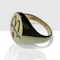 9K Gold Diamond "McDonalds" Signet Ring – London, 1993 - image 4