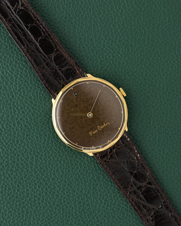 Pierre Cardin Ref. 1003 Brown Mosaic Dial NOS - image 2