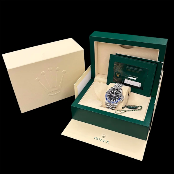 ROLEX GMT MASTER II BATGIRL 126710 BLNR FULL SET 2024 - image 6