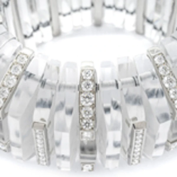 Diamond And Rock Crystal Bracelet - image 6