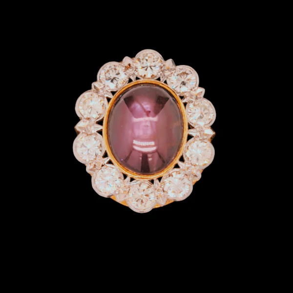 Star Ruby Diamond Ring. - image 8