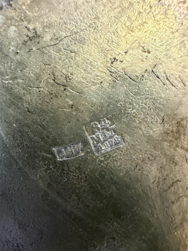 Russian silver gilt and trompe l'oeil tea holder, St Petersburg, 1878 by Alexander Sokolov. - image 8