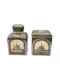 Russian silver gilt and niello pair of tea caddy boxes, Moscow 1885 by Vasily Semenov. - image 4