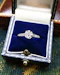 Downstairs at Grays: Diamond Solitaire Platinum ring,  Circa 1930 - 1940 - image 2