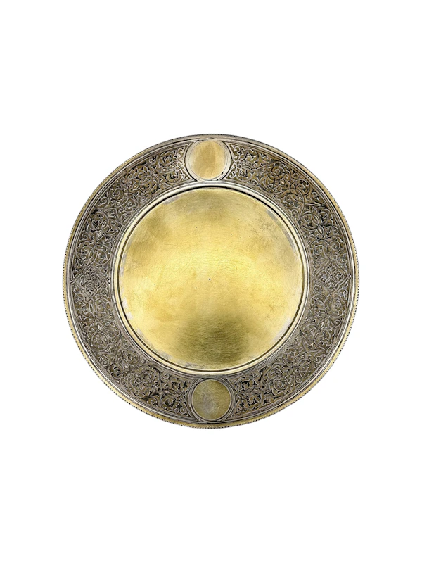 Large Russian silver gilt and niello tea and coffee set with a tray, Moscow, 1886 by Postnikov. - image 14