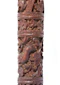 19th-century South Indian Mysore carved sandalwood walking stick - image 5