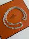 Hermes “Hercules” H link silver necklace - image 1