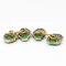 Art Deco Jade, Ruby and Diamond and Platinum Cufflinks, Circa 1920 - image 7