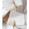 French Gold Spring Stirrup Cufflinks, Circa 1950 - image 7