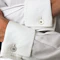 French Art Deco Enamel Diamond and Gold Cufflinks by Albert Clericetti, Circa 1930 - image 7