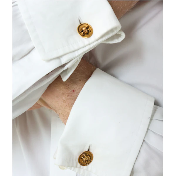 Antique Gold Frog Cufflinks - image 4