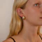18ct Gold Grima Diamond Earrings Spectrum AntiqueS - image 2