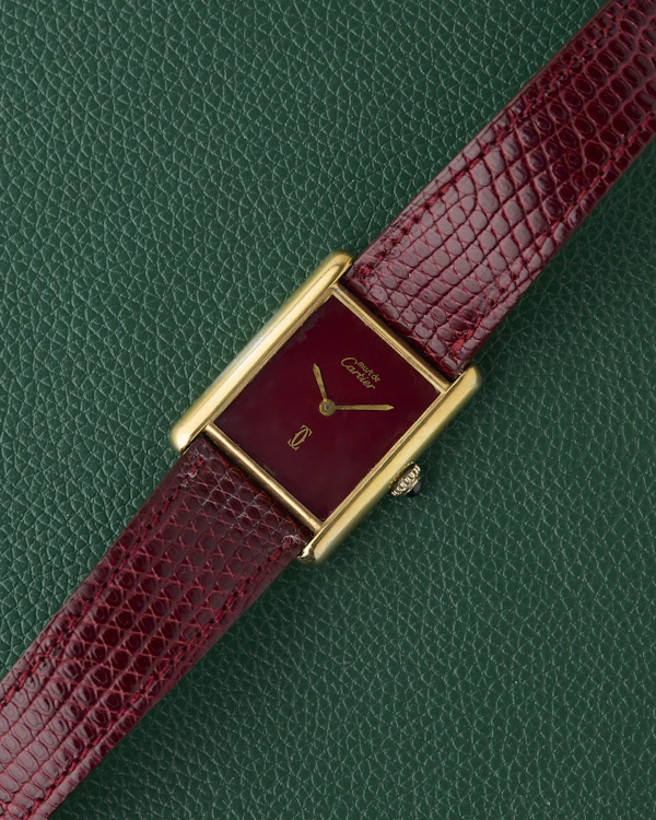 Cartier Tank Must de Cartier Rouge Burgundy Dial Manual Wind - image 3
