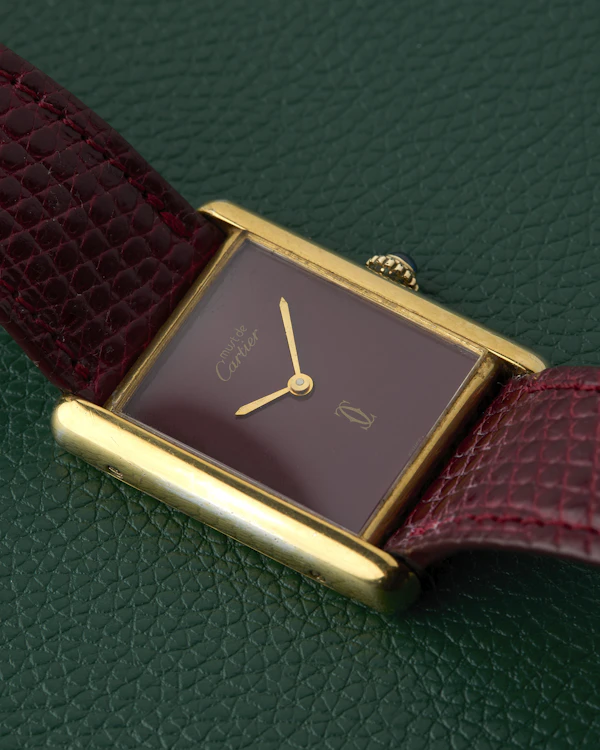 Cartier Tank Must de Cartier Rouge Burgundy Dial Manual Wind - image 8