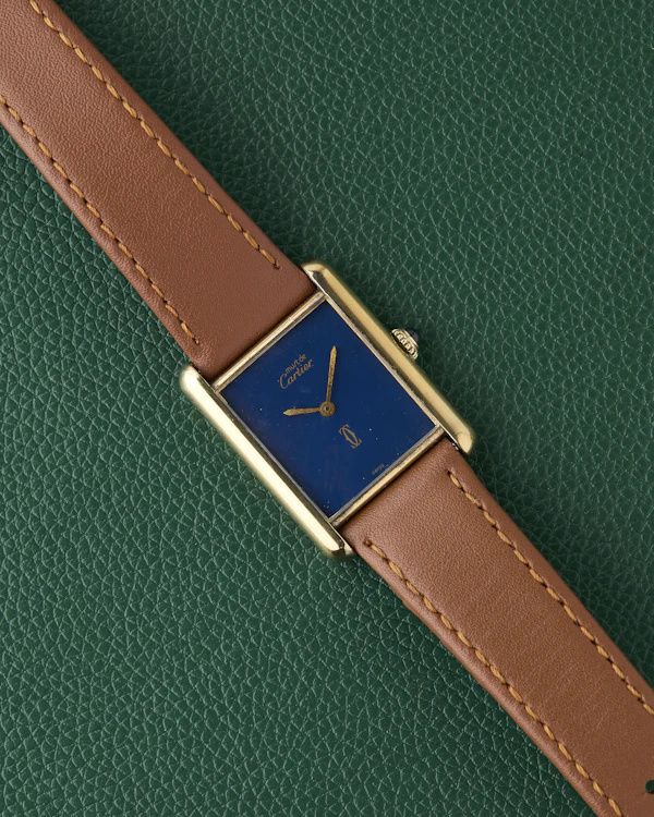 Cartier Tank Must de Cartier Blue Dial Manual Winding - image 2