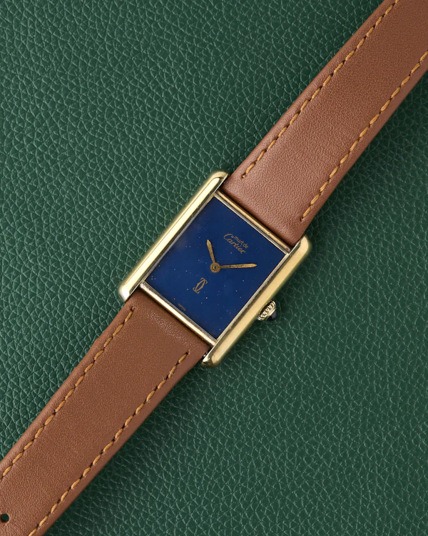 Cartier Tank Must de Cartier Blue Dial Manual Winding - image 3