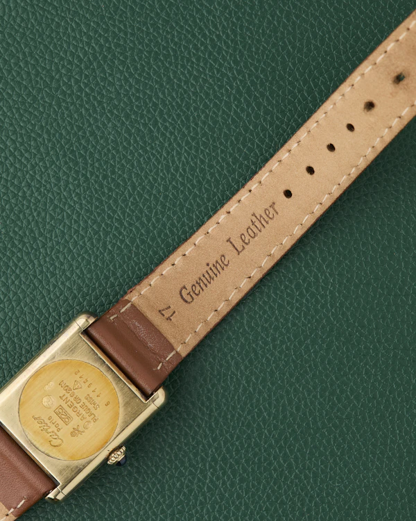 Cartier Tank Must de Cartier Blue Dial Manual Winding - image 8