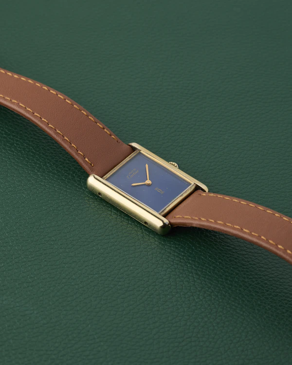 Cartier Tank Must de Cartier Blue Dial Manual Winding - image 10