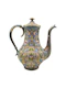 Russian silver gilt and shaded and cloisonné enamel 3 piece coffee set, Moscow, c.1910 by Maria Semenova. - image 2