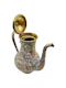 Russian silver gilt and shaded and cloisonné enamel 3 piece coffee set, Moscow, c.1910 by Maria Semenova. - image 4