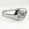 Platinum Single Stone Gypsy Ring 1.36ct - Saddingtons Jewellery Stand 375 - image 2
