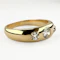 Antique 3 Stone Diamond Gypsy Ring - Saddingtons Jewellery Stand 375 - image 3