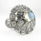 1960’s Diamond & Moonstone Cocktail Ring - Saddingtons Jewellery Stand 375 - image 3