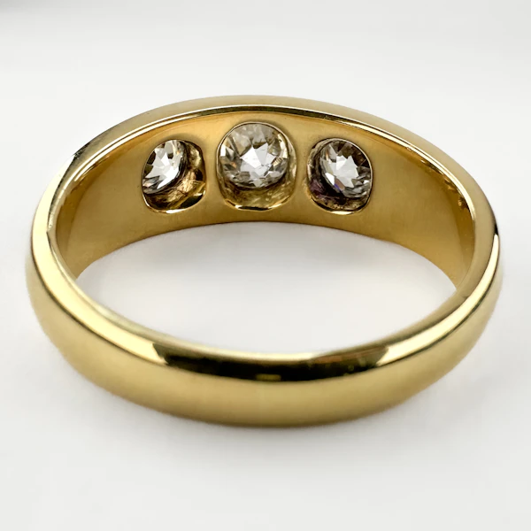 Victorian 3 Stone Gypsy Ring 1.50ct - Saddingtons Jewellery Stand 375 - image 4