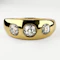 Victorian 3 Stone Gypsy Ring 1.50ct - Saddingtons Jewellery Stand 375 - image 2