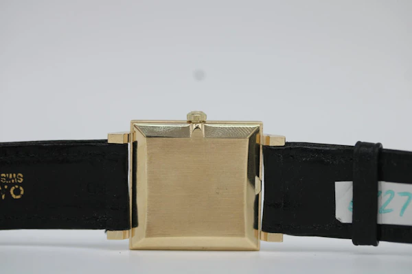 Omega De Ville Square Case 711.2076 9ct Gold Omega Buckle and strap - image 3