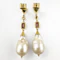 Multi-Gemstone & Baroque Pearl Drop Earrings - Saddingtons Jewellery Stand 375 - image 3
