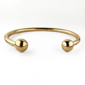 Gold Torque Bangle 22.4g - Saddingtons Jewellery Stand 375