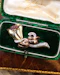 Downstairs at Grays: A very fine 18ct Yellow Gold & Platinum, Ruby & Diamond Brooch Circa 1915 - image 2