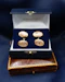 Downstairs at Grays: A Beautiful Pair of 9 Carat Yellow Gold (marked)  Oval Cuff Links Circa 1920 - image 2