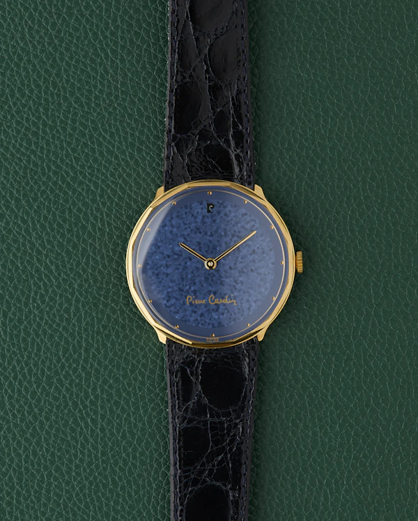 Pierre Cardin Ref. 1003 Blue Mosaic Dial NOS - image 1